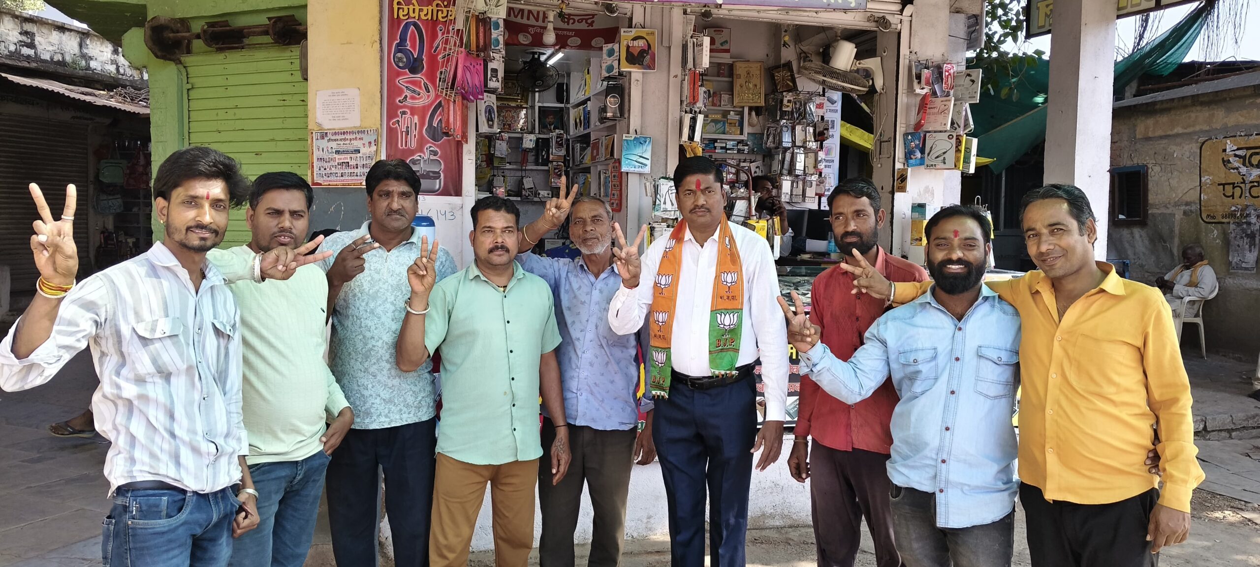 बिहार चुनाव में एकतरफा जीत- जावद में भाजपा नेताओं ने मनाया जश्न, दी बधाई